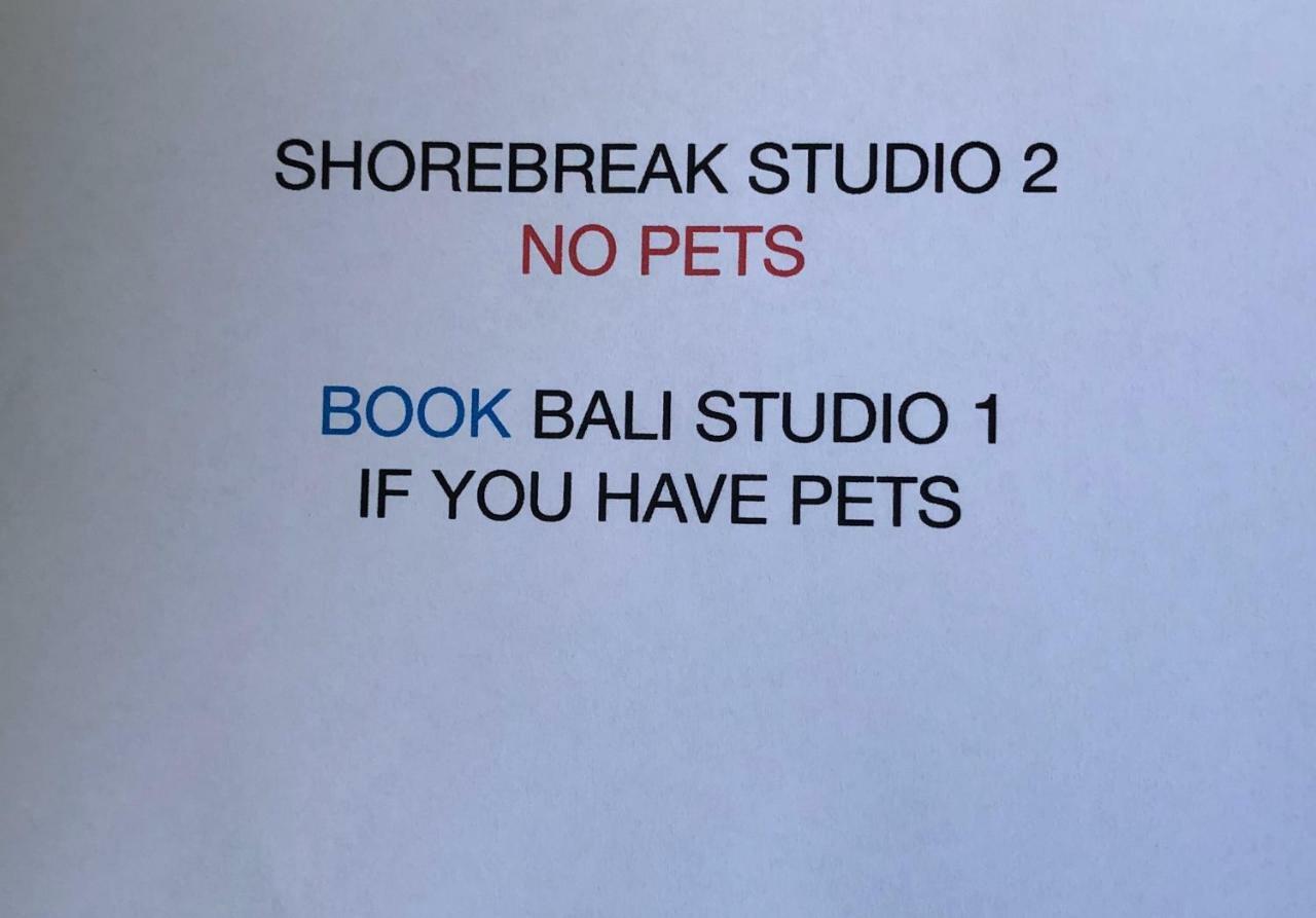 Shorebreak Studio Apartments 사파이어 비치 외부 사진
